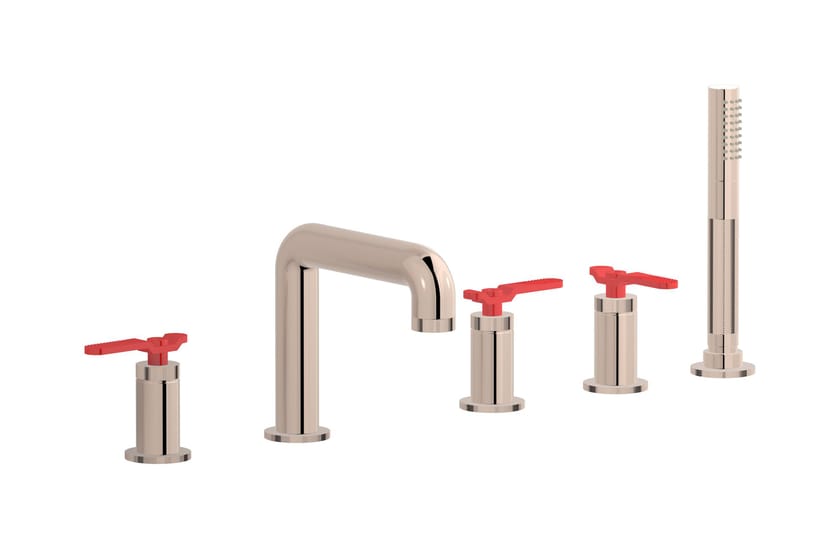 BOLD LEVER B2396 by IB - Rubinetto bordo vasca da incasso con doccetta - 20