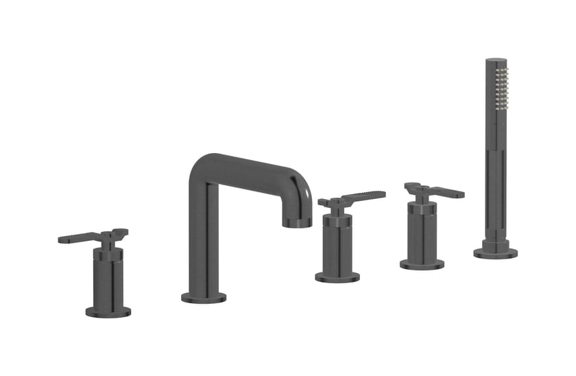 BOLD LEVER B2396 by IB - Rubinetto bordo vasca da incasso con doccetta - 7