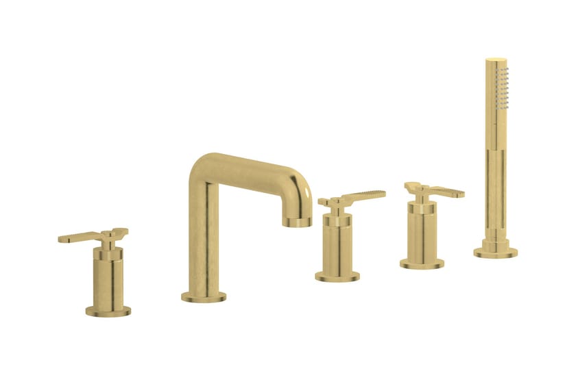 BOLD LEVER B2396 by IB - Rubinetto bordo vasca da incasso con doccetta - 15