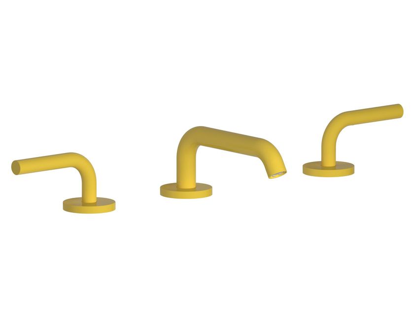 COLORE CO392 3-Loch Waschtischarmatur zur Standmontage mit ...