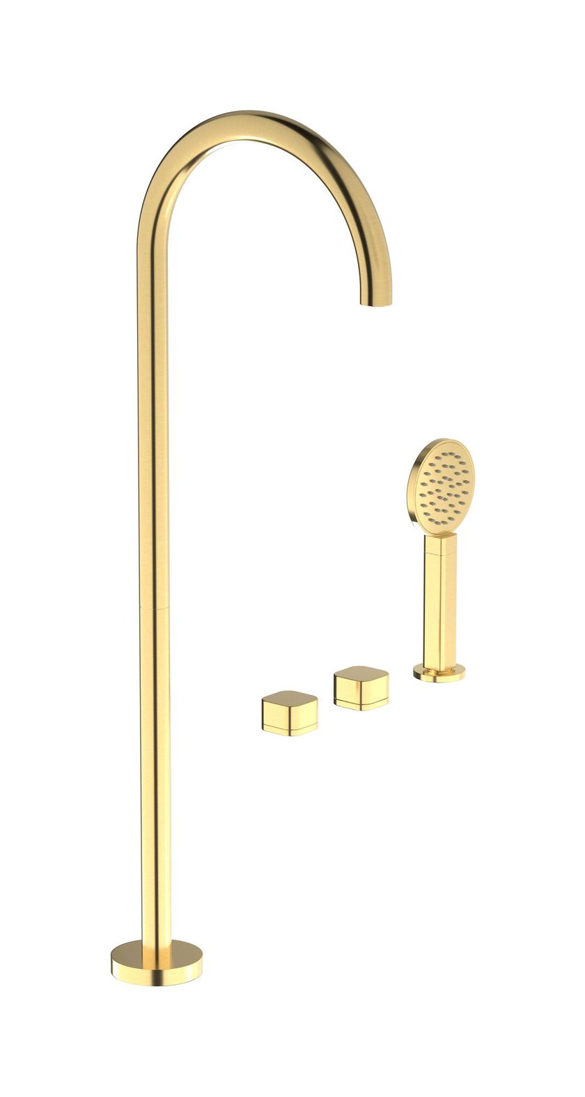 ELIO EO700 by IB - Miscelatore per vasca a 4 fori con doccetta - 9