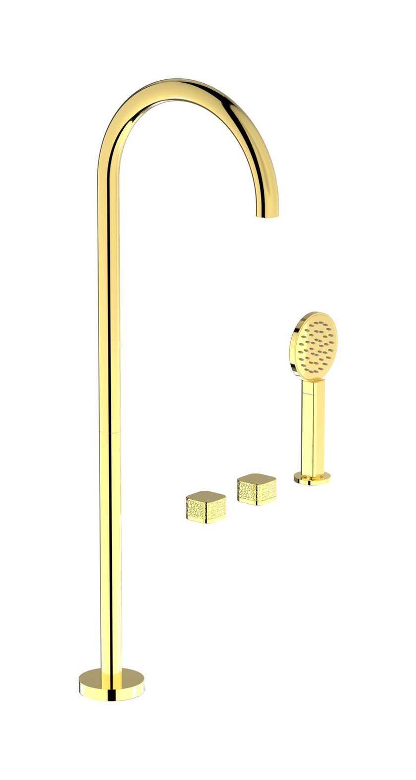 ELIO EO700 by IB - Miscelatore per vasca a 4 fori con doccetta - 20