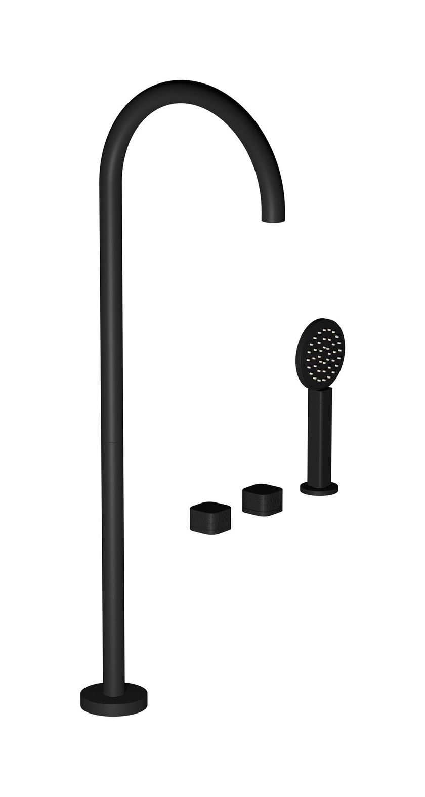 ELIO EO700 by IB - Miscelatore per vasca a 4 fori con doccetta - 18