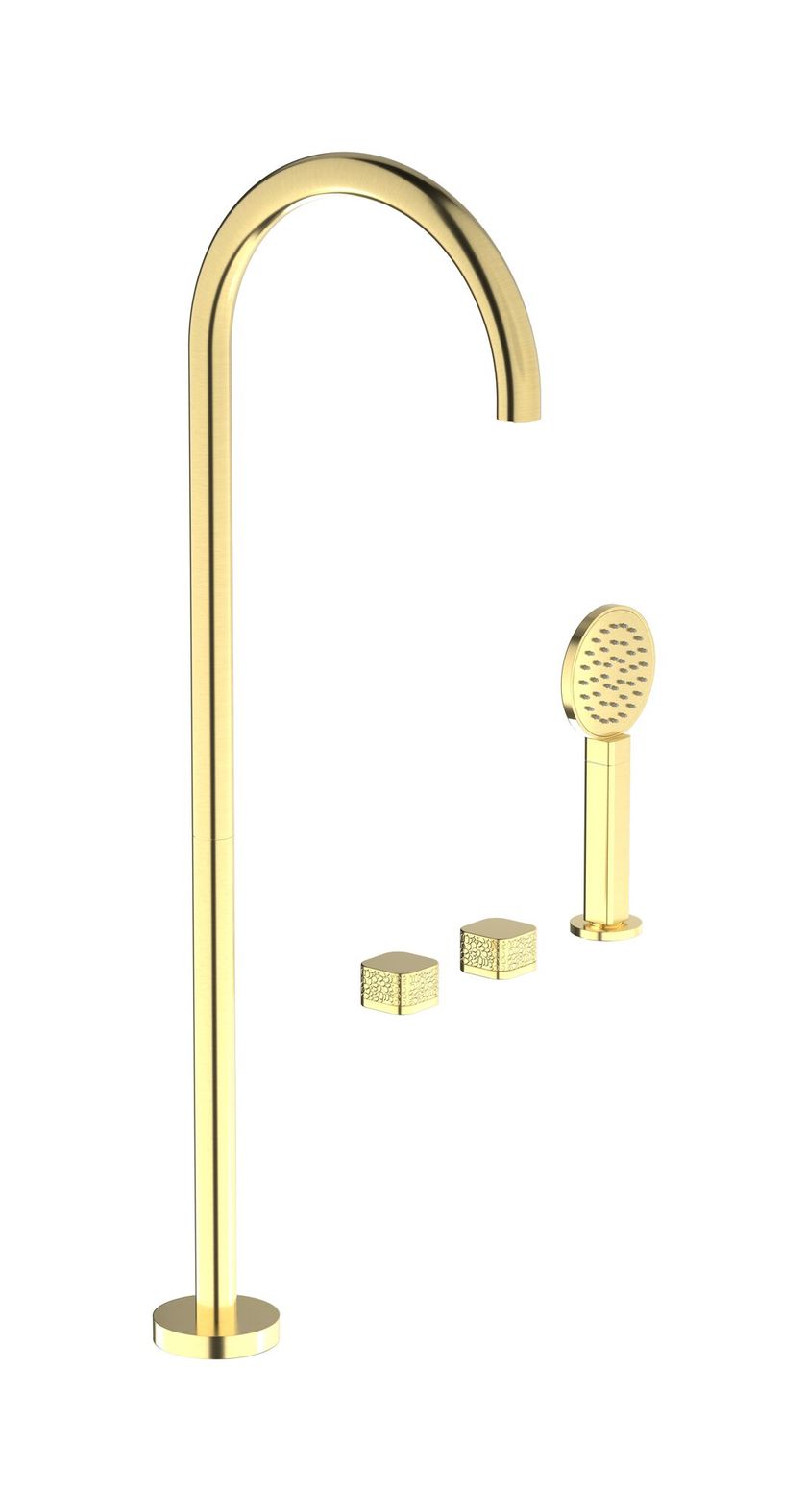 ELIO EO700 by IB - Miscelatore per vasca a 4 fori con doccetta - 17