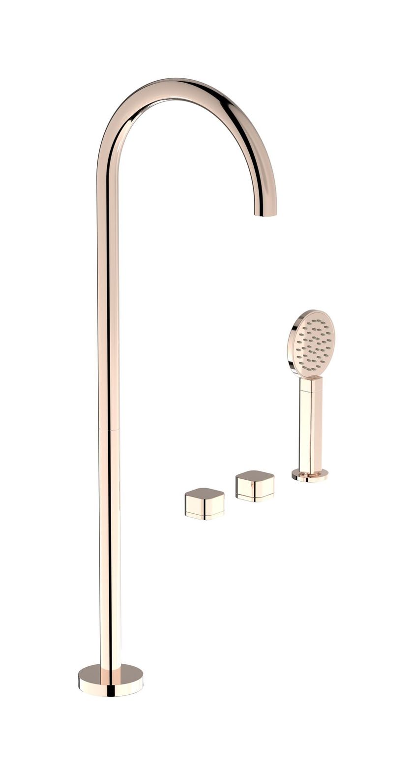 ELIO EO700 by IB - Miscelatore per vasca a 4 fori con doccetta - 10