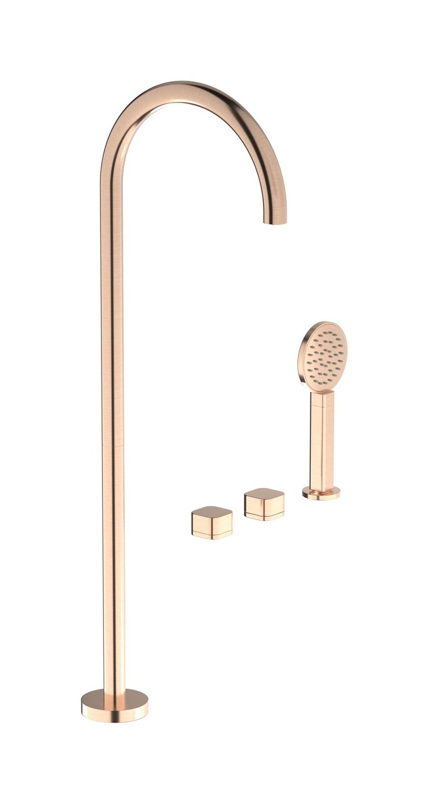 ELIO EO700 by IB - Miscelatore per vasca a 4 fori con doccetta - 11