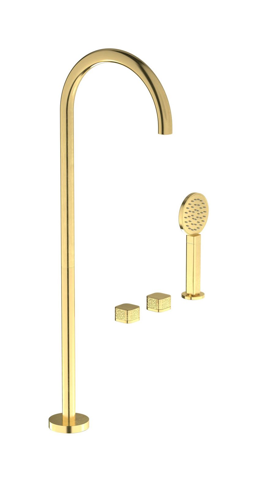 ELIO EO700 by IB - Miscelatore per vasca a 4 fori con doccetta - 19