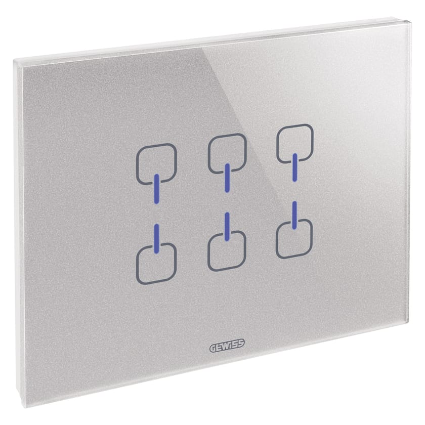 ICE by GEWISS - Placca di finitura in vetro - 2