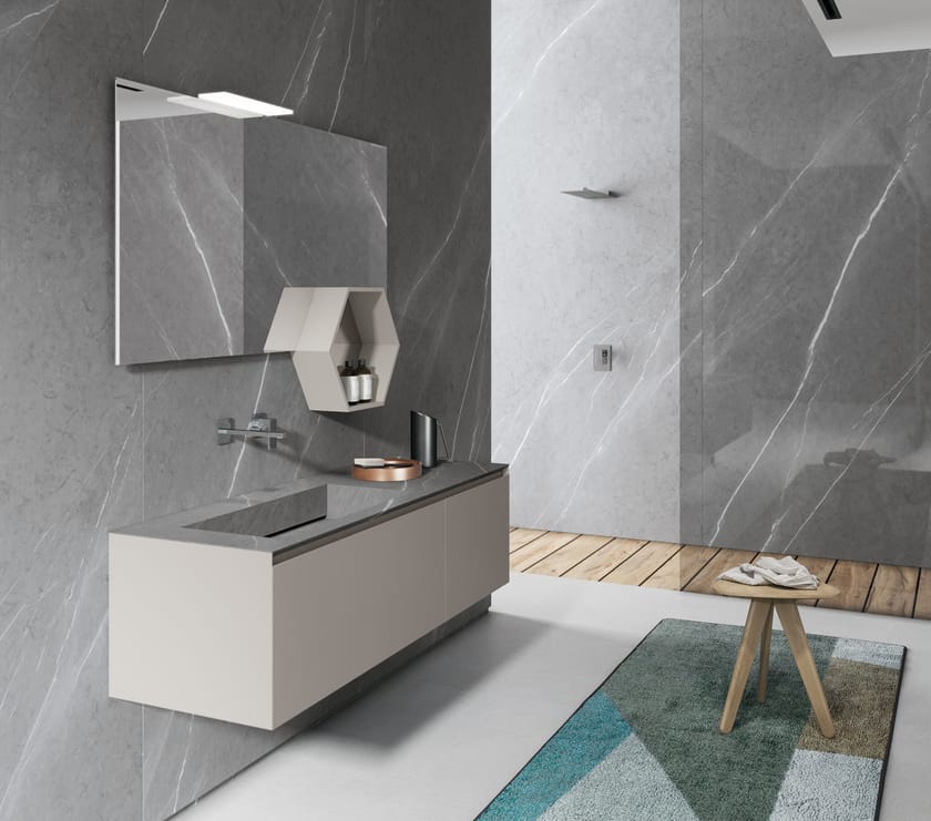 IKON 10 by BMT - Mobile lavabo sospeso con cassetti - 2