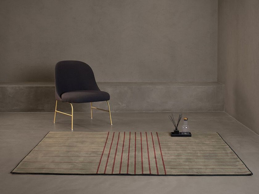 TATAMI Rectangular striped polyamide rug By Inbani | design ATWTP