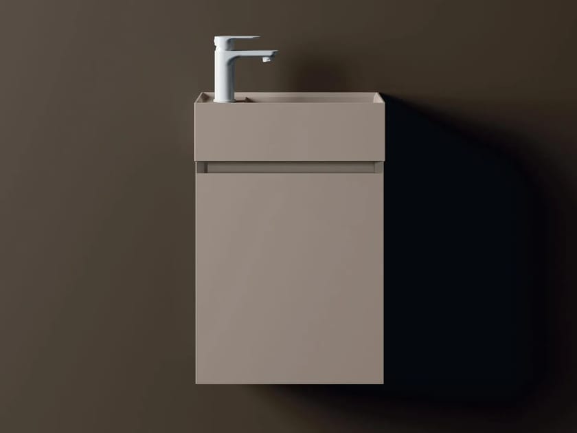 LILLIPUT 45 by INDA® - Mobile lavabo con gola e lavabo integrato - 8