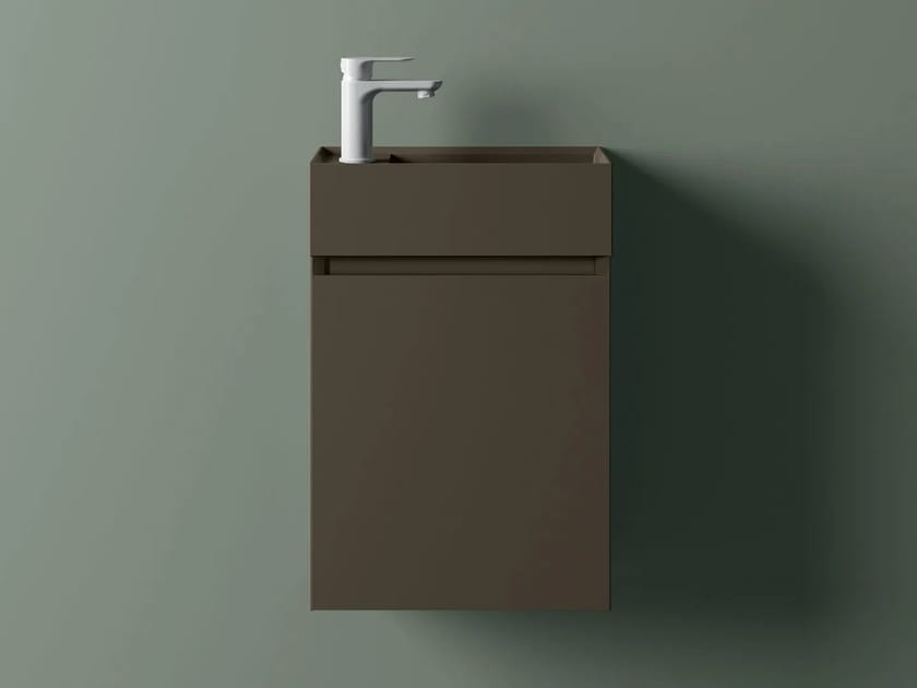 LILLIPUT 45 by INDA® - Mobile lavabo con gola e lavabo integrato - 13