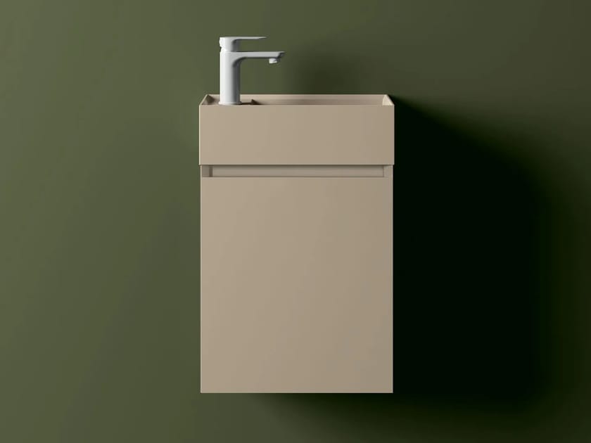 LILLIPUT 45 by INDA® - Mobile lavabo con gola e lavabo integrato - 3