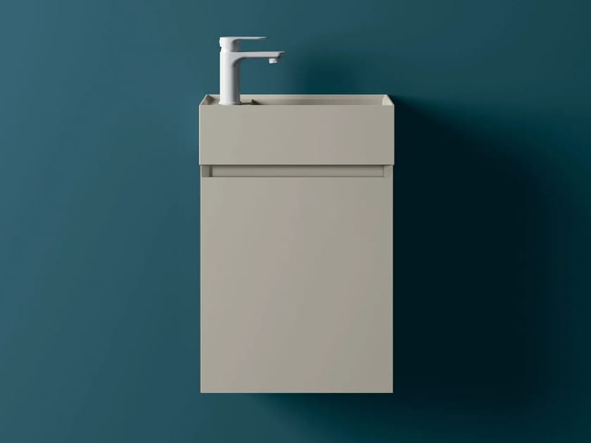 LILLIPUT 45 by INDA® - Mobile lavabo con gola e lavabo integrato - 9