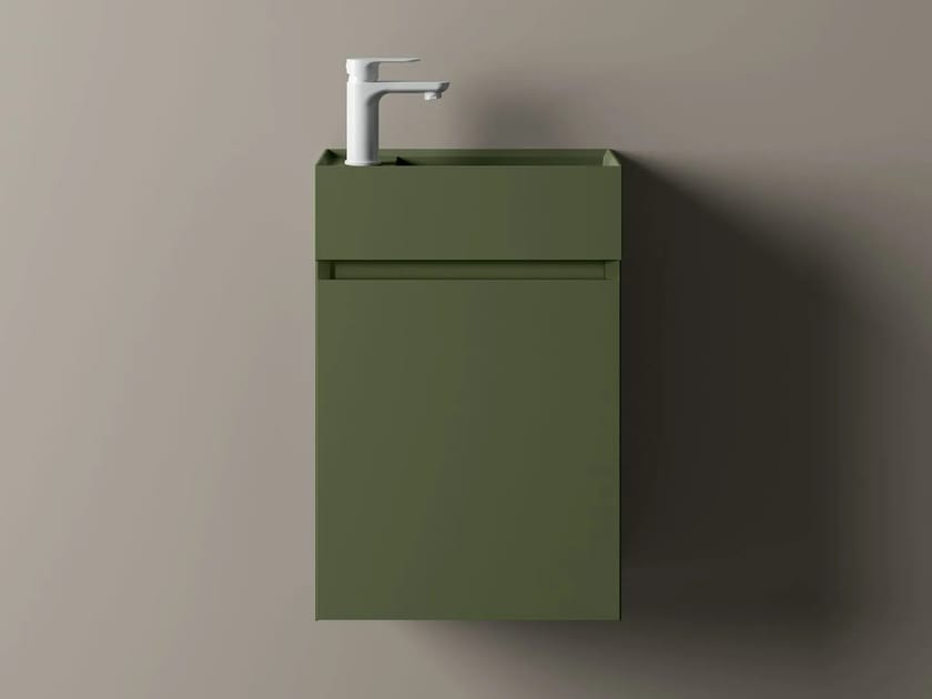 LILLIPUT 45 by INDA® - Mobile lavabo con gola e lavabo integrato - 7