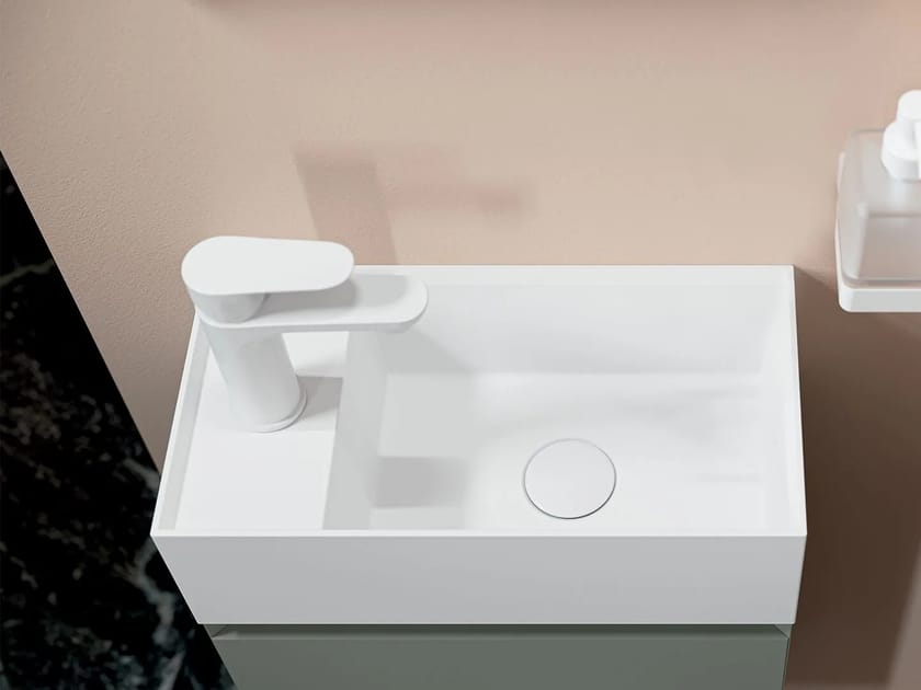 LILLIPUT 45 by INDA® - Mobile lavabo con gola e lavabo integrato - 6