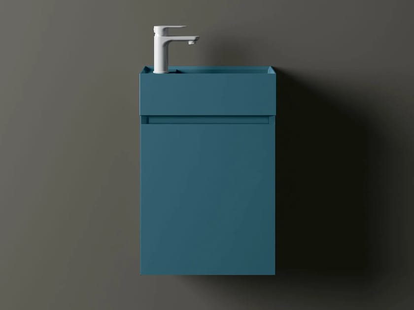 LILLIPUT 45 by INDA® - Mobile lavabo con gola e lavabo integrato - 14