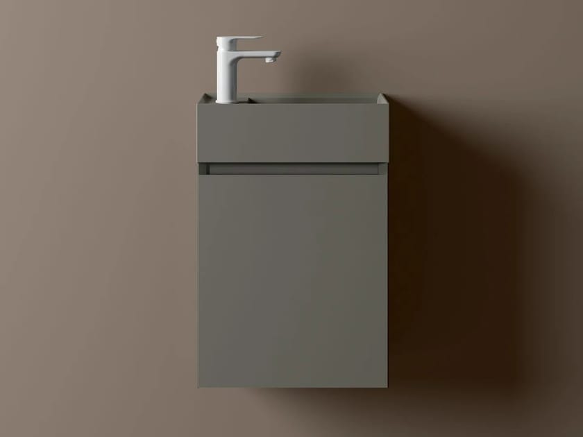 LILLIPUT 45 by INDA® - Mobile lavabo con gola e lavabo integrato - 12