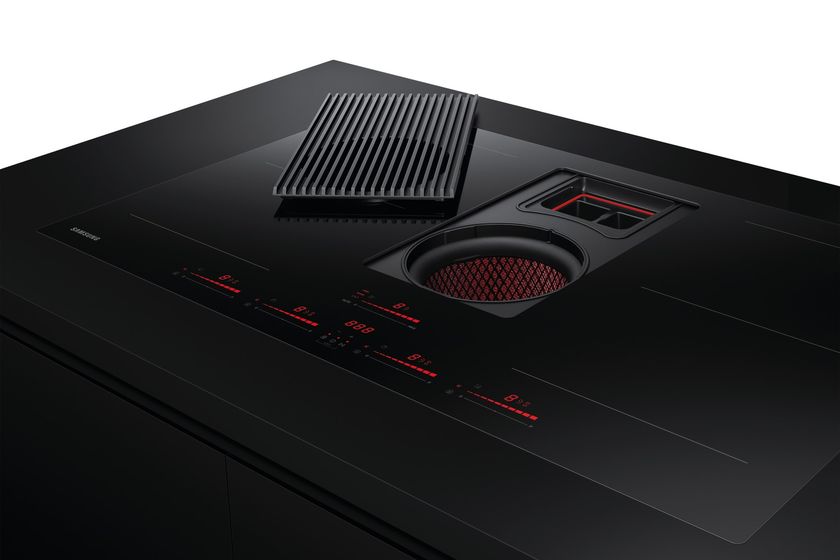 Piano cottura a induzione con cappa filtrante INFINITE LINE