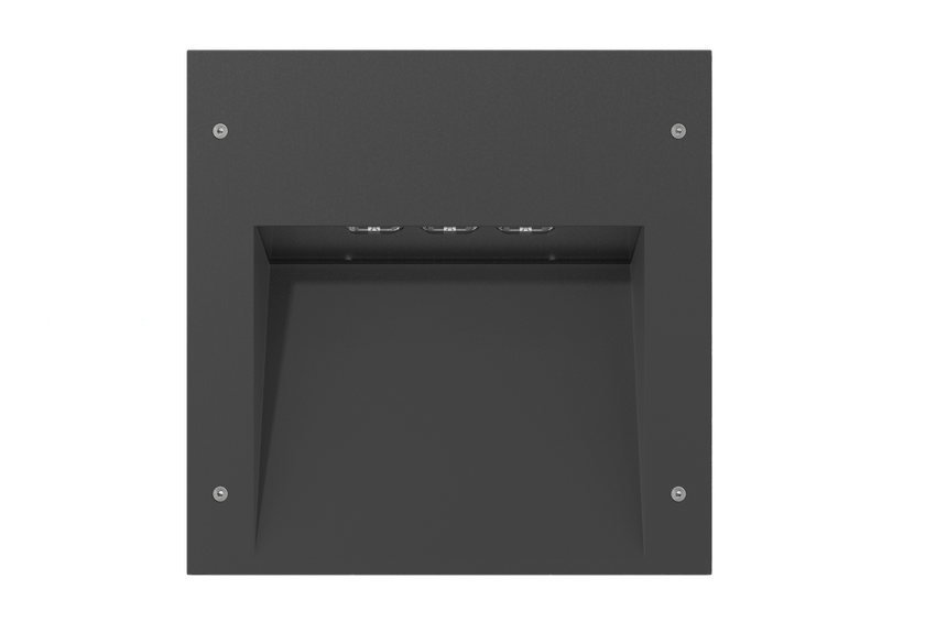LED wall-mounted outdoor steplight INSERT+ 3 By PERFORMANCE iN LIGHTING