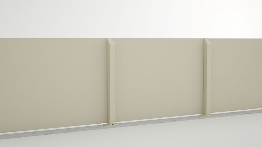 INVISIBLE WALL & GATE by DE NARDI - Portone da garage / recinzione in lamiera zincata - 4