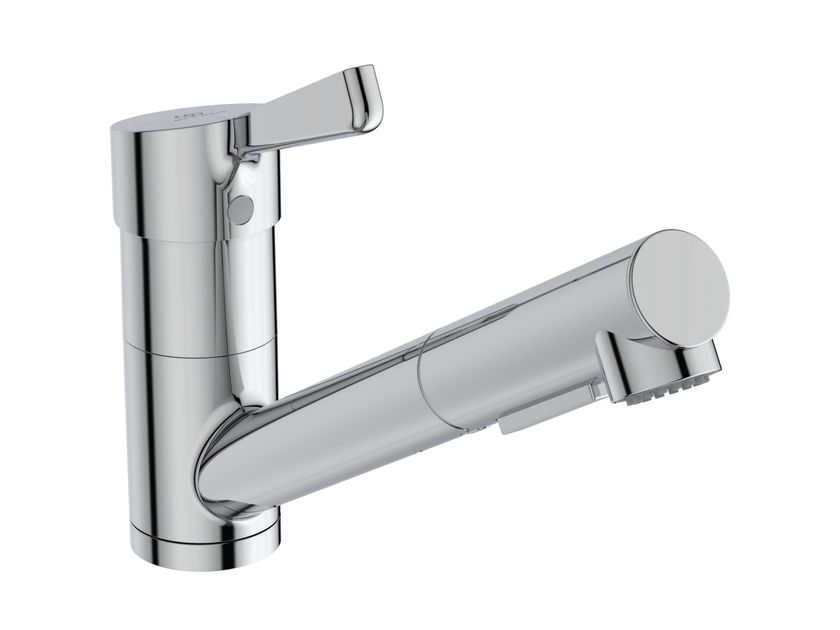CERALIFE BE245AA Single handle kitchen mixer tap with pull out spray By ...