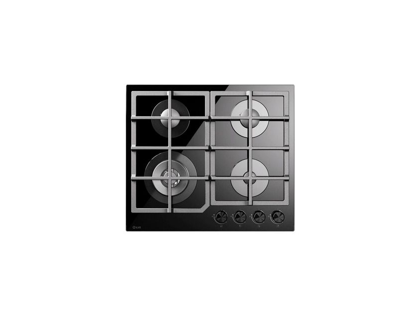 Piano Cottura A Gas 2 Fuochi In Vetro Temperato – Da Incasso O Appoggio, 75x43,5 Cm
