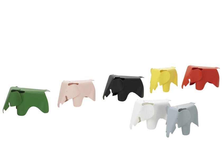VITRA EAMES ELEPHANT SMALL BUTTERCUP Polypropylene game for
