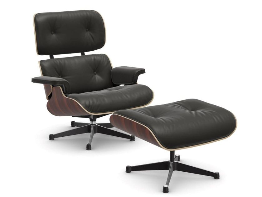 VITRA EAMES LOUNGE CHAIR OTTOMAN Poltrona By In Stock