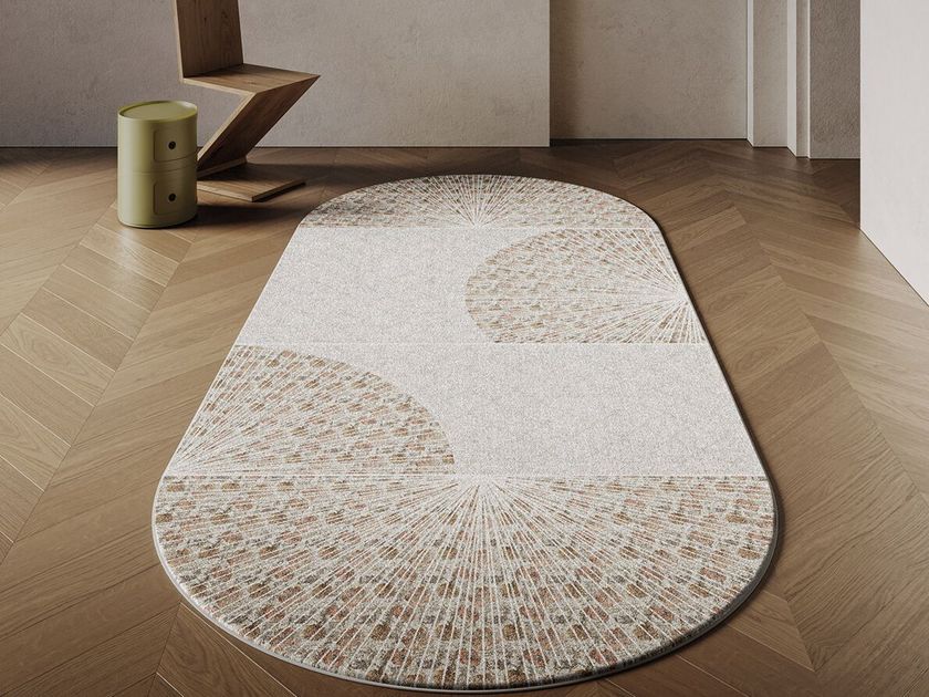 KUNIE Oval polyamide rug By Instabilelab