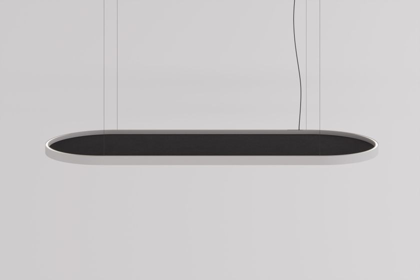RYNK OVO ACOUSTIC Acoustic LED aluminium pendant lamp By Intra lighting