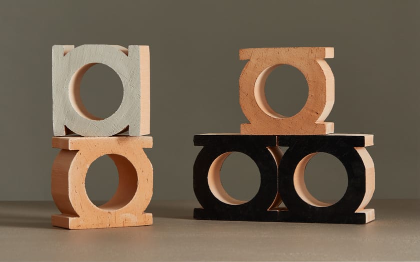 JALI NEUTRO by Mutina - Elemento tridimensionale in terracotta per pareti divisorie - 8