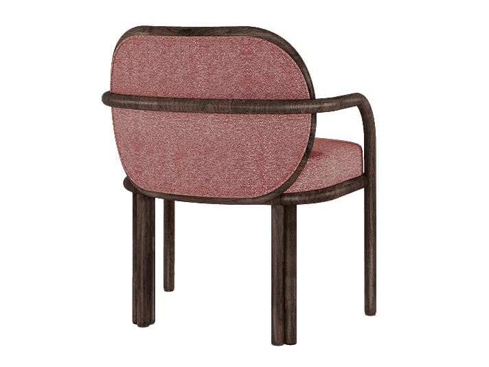 Fabric chair with armrests JAMES By Wood Tailors Club