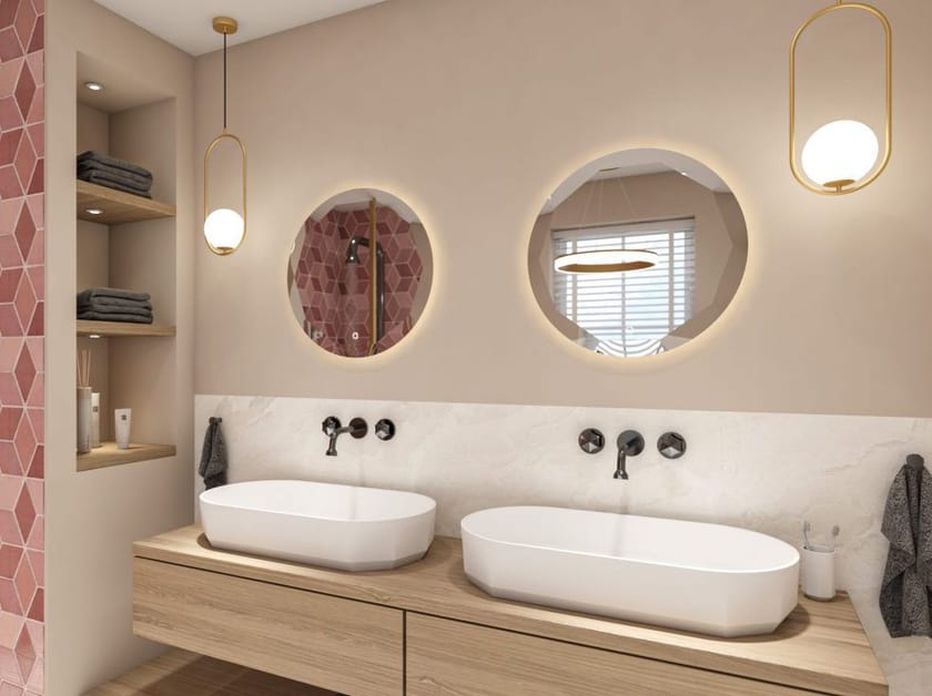 BLOOM MIRROR 60 by JEE-O - Specchio bagno rotondo - 2