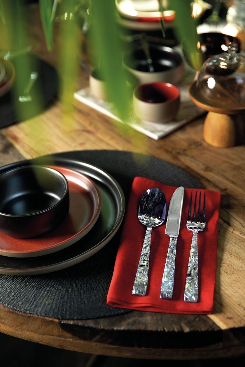 CORTINA 30 Pcs 30 Pieces Stainless Steel Cutlery Set By Sambonet