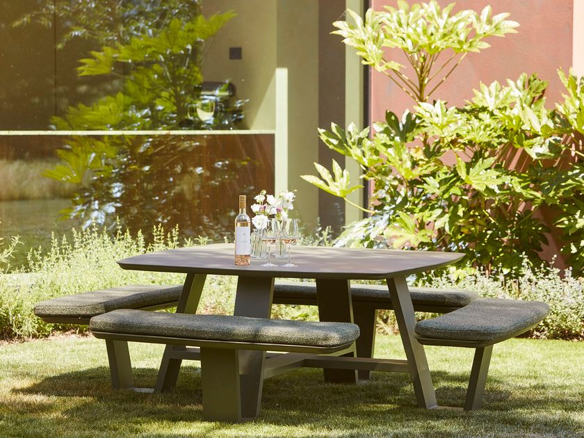 SQUADRO Table For Public Areas By Jati Kebon