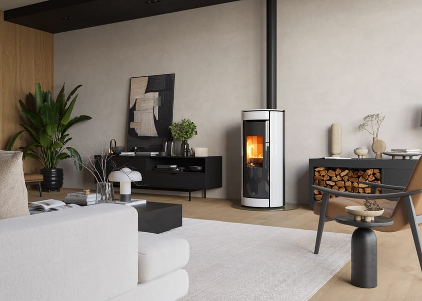 BOTERO T-WIN by Jolly Mec - Stufa combinata legna - pellet - 4