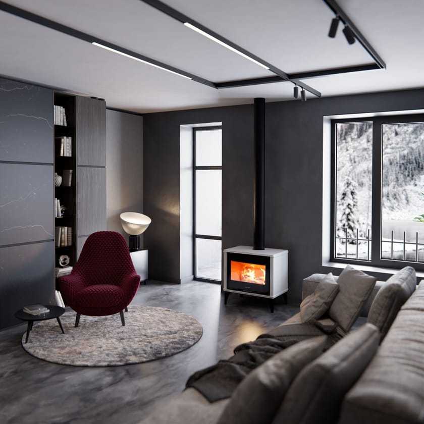 PIXIE WOOD by Jolly Mec - Stufa a legna per riscaldamento aria - 2