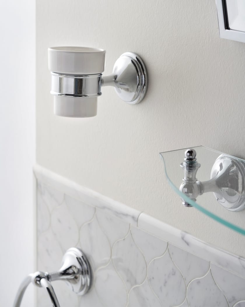 KALOS Toothbrush holder Wallmounted ceramic toothbrush holder By