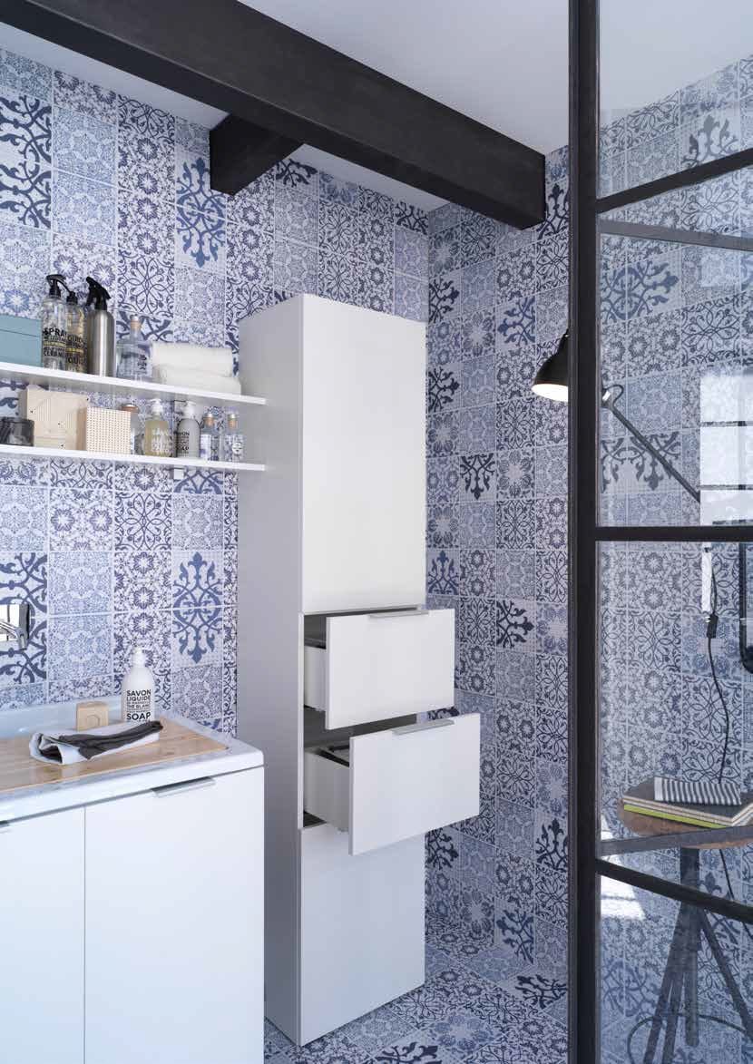 Melaminefaced chipboard laundry room KANDY 07 By Idea