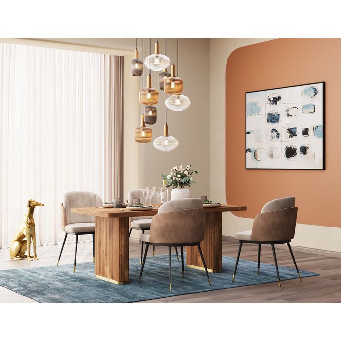 GRACE Rectangular solid wood table By KARE Design