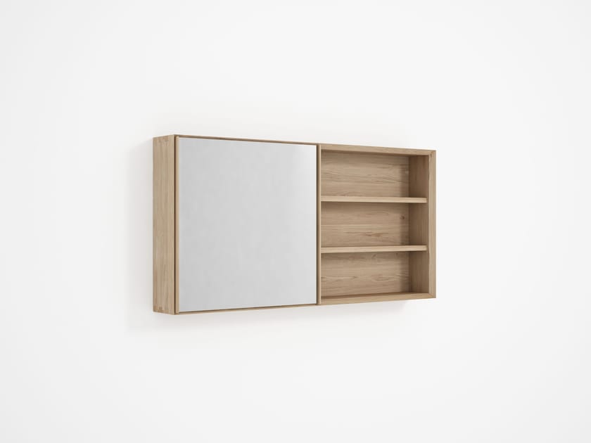 TAYLOR by KARPENTER - Specchio rettangolare da parete con contenitore - 4