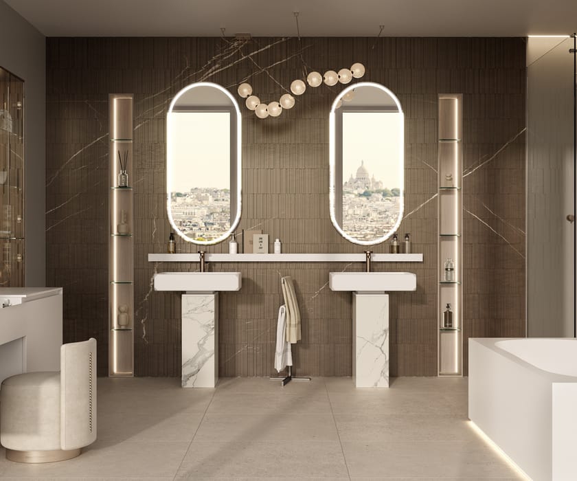 TOWER KEPLERO by MOMA Design - Lavabo freestanding in Solid Surface - 4