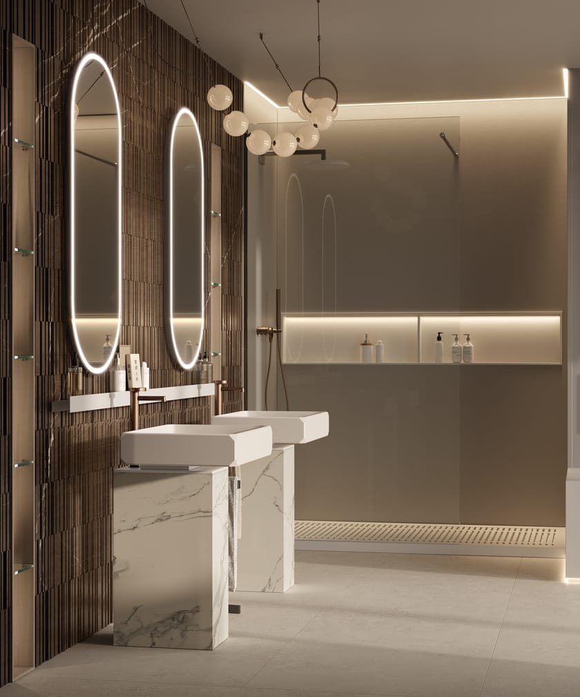 TOWER KEPLERO by MOMA Design - Lavabo freestanding in Solid Surface - 5