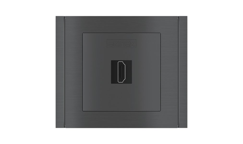 Ciabatta elettrica a 4 scomparti, montaggio a parete con USB C, presa multipla 4 USB con