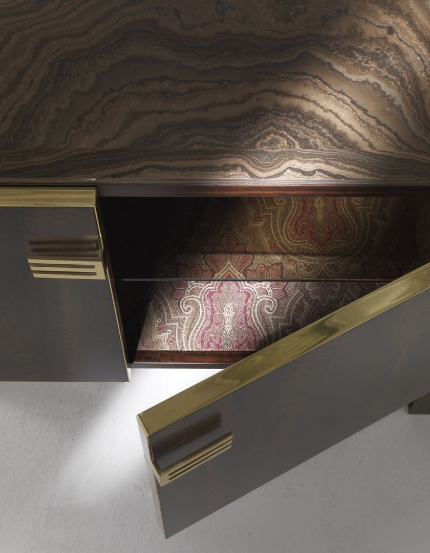 KLEE Eucalyptus sideboard with doors By ETRO Home Interiors