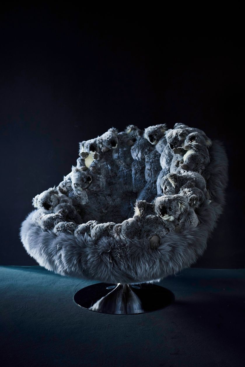 KOALA Upholstered polyester armchair By APCOLLECTION
