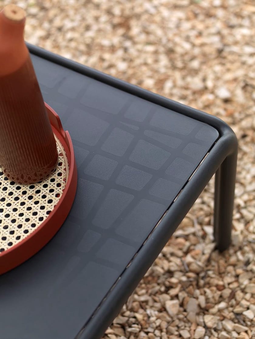 KOMODO TAVOLINO by Nardi - Tavolino da giardino basso quadrato in polipropilene - 15