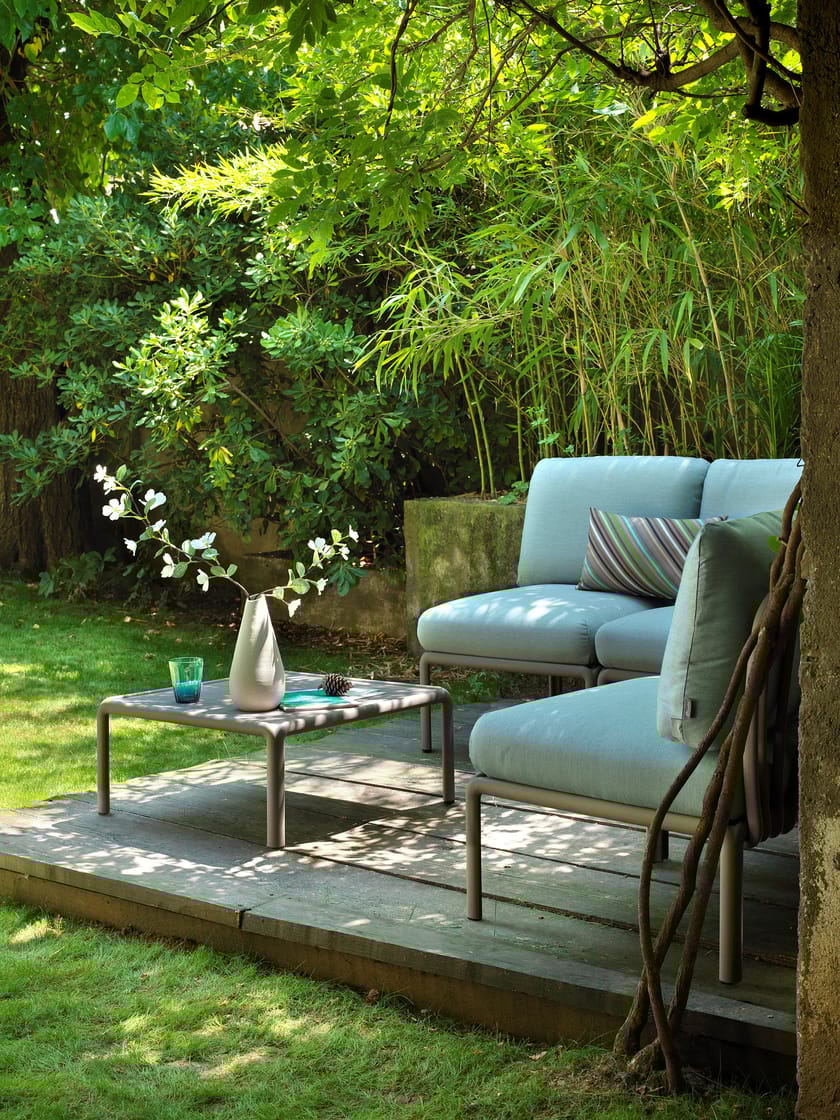 KOMODO TAVOLINO by Nardi - Tavolino da giardino basso quadrato in polipropilene - 8