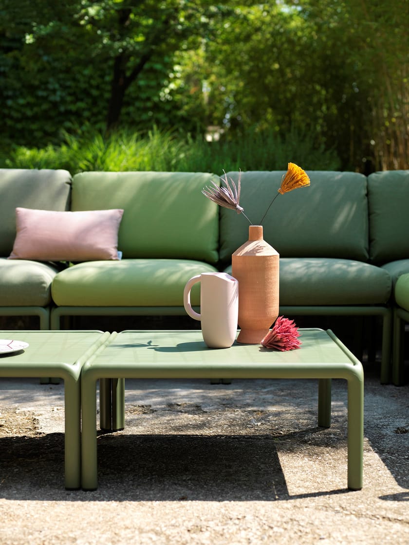 KOMODO TAVOLINO by Nardi - Tavolino da giardino basso quadrato in polipropilene - 9